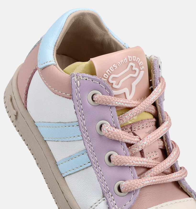 STONES and BONES Naty Witte/Pastel Sneakers voor meisjes (369616)