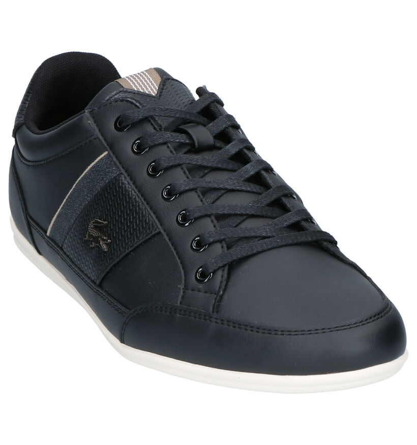 Lacoste Chaymon Chaussures basses en Noir en cuir (253439)