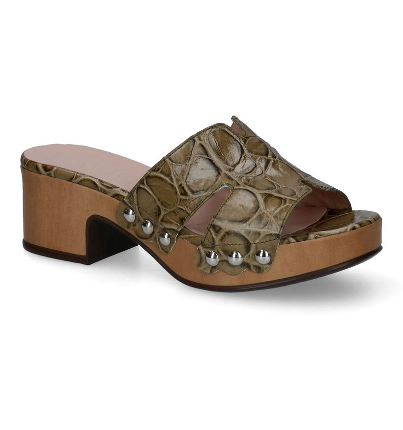 Wonders Groene Slippers voor dames (309625)