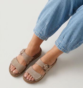 Solemade Nu-pieds Taupe