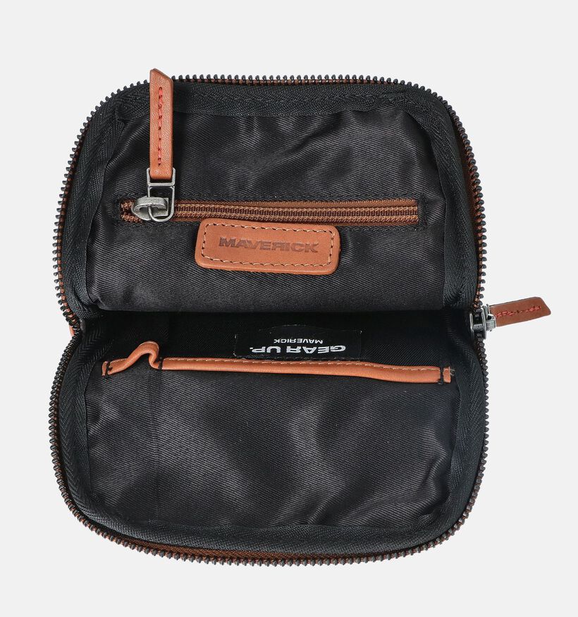 Maverick 821 Sac porté croisé en Cognac pour hommes (360854)