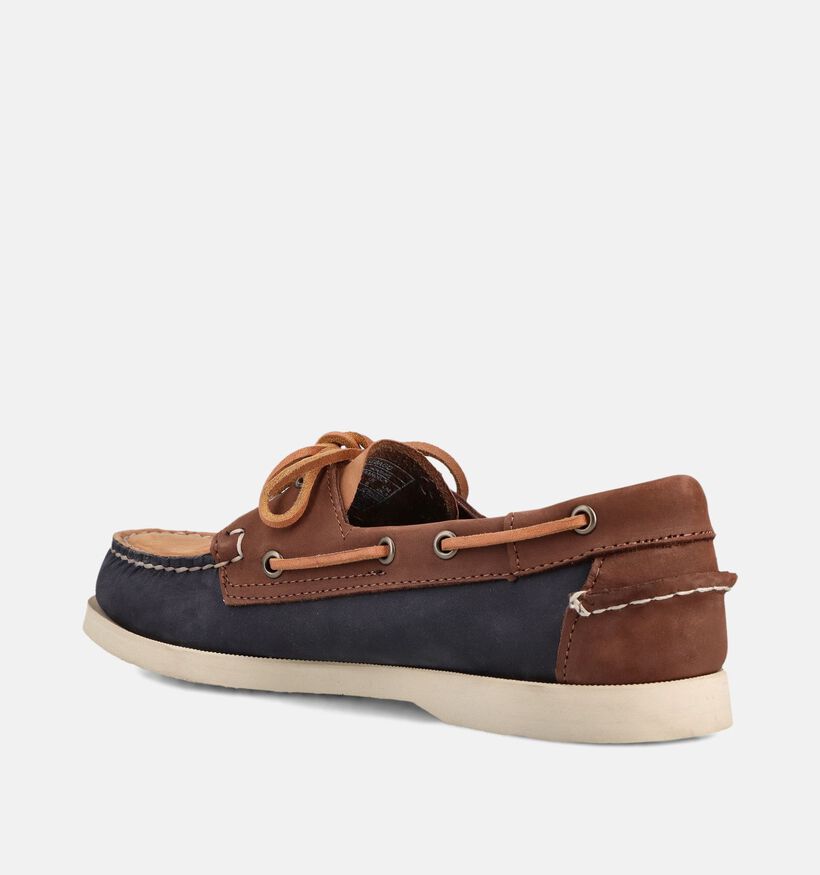 Sebago Dockside Chaussures bateau en Bleu pour hommes (370260) - pour semelles orthop&eacute;diques