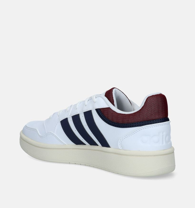 adidas Hoops 3.0 Baskets en Blanc pour hommes (334731)