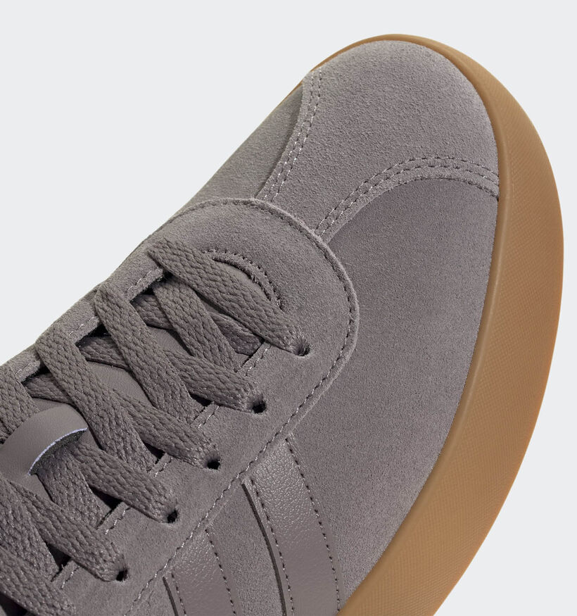 adidas VL Court 3.0 Donkergrijze Sneakers voor dames (359452) - geschikt voor steunzolen