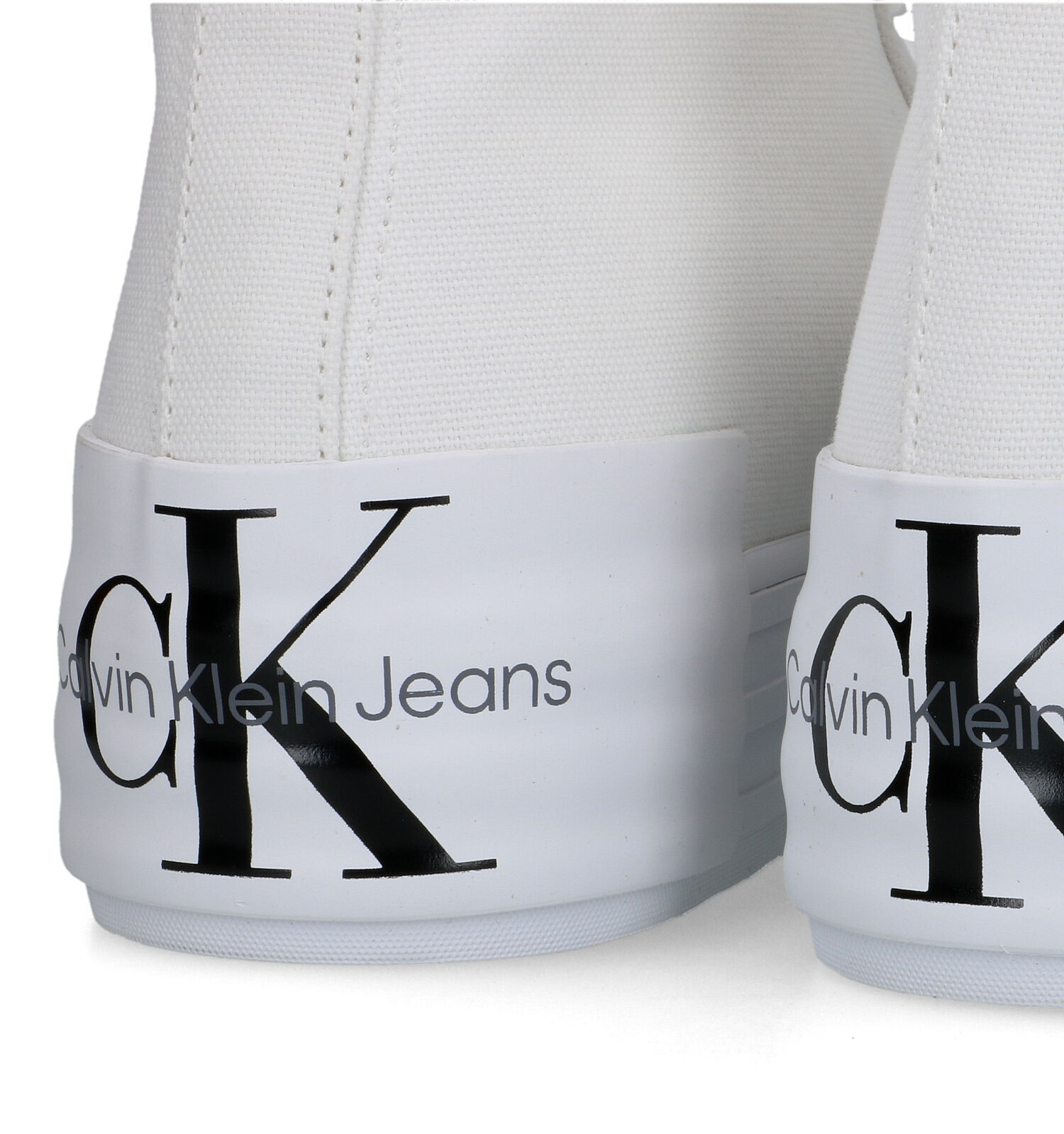 Calvin Klein Vulc Flatform Witte Sneakers Dames Sneakers Online op TORFS.BE