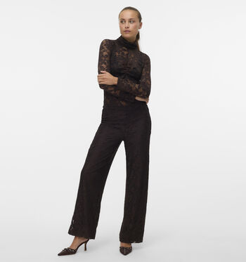 Geklede broek bruin L32 Vero Moda Broeken Bruin