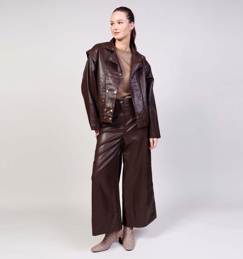 Orfeo Jesse Faux Leather Bruine Jas voor dames (365790)