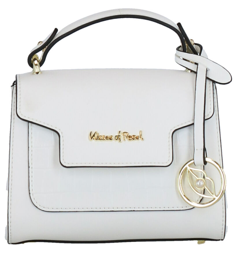 Kisses of Pearl Paula Sac à Main en Blanc en simili cuir (273752)