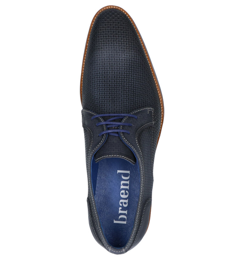 Braend Chaussures habillées en Bleu en cuir (272572)