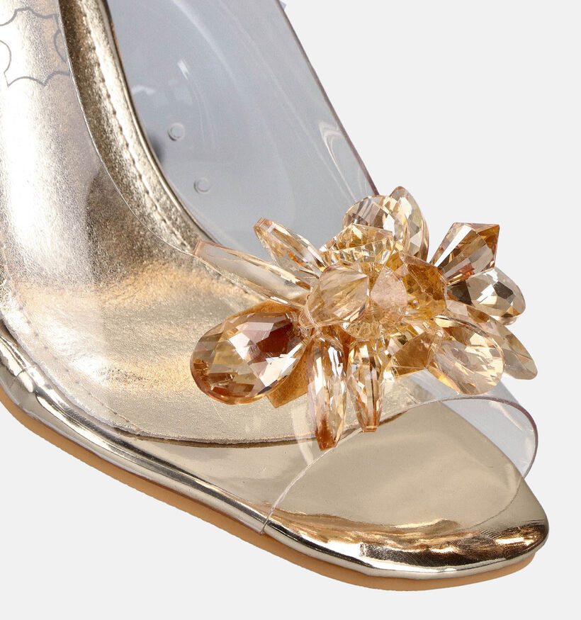 Laura Vita Mira Escarpins en Or/Transparent pour femmes (373196)