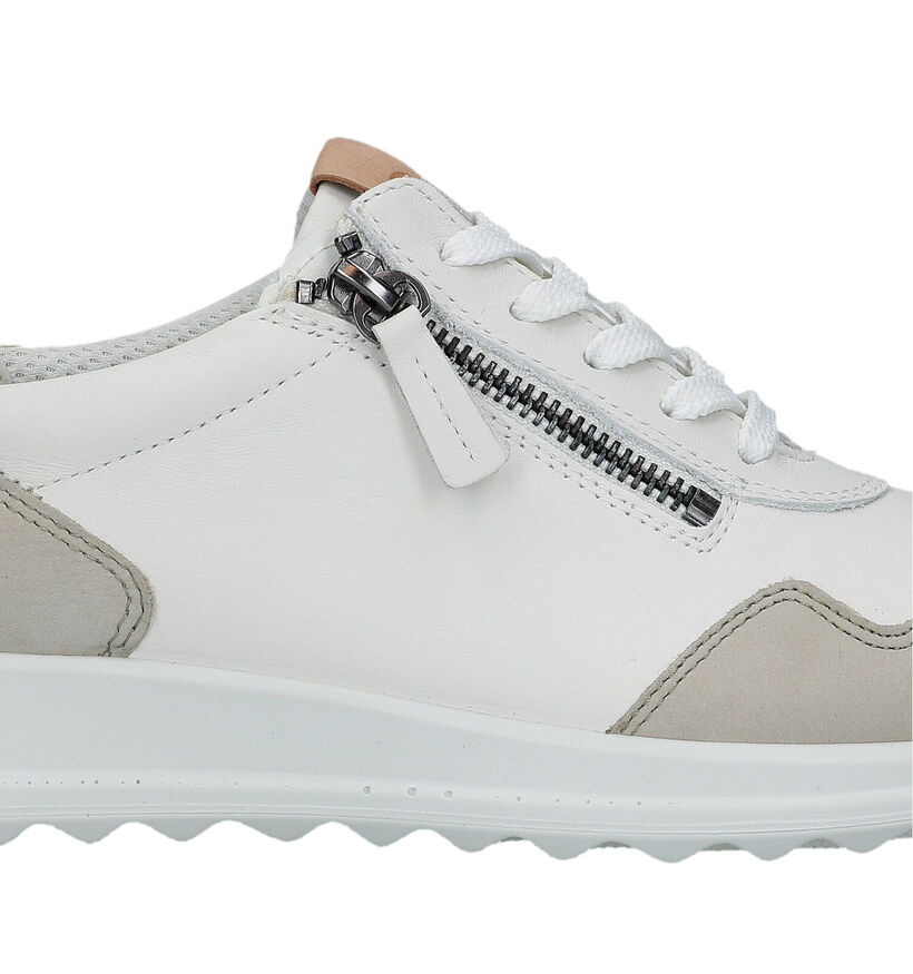 ECCO Flexure Runner Witte Sneakers voor dames (321152) - geschikt voor steunzolen