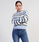JDY Yelva Pull Rayé en Bleu pour femmes (335390)