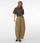 Vero Moda Kaitlin Bruine Barrel Jeans L30 voor dames (369412)