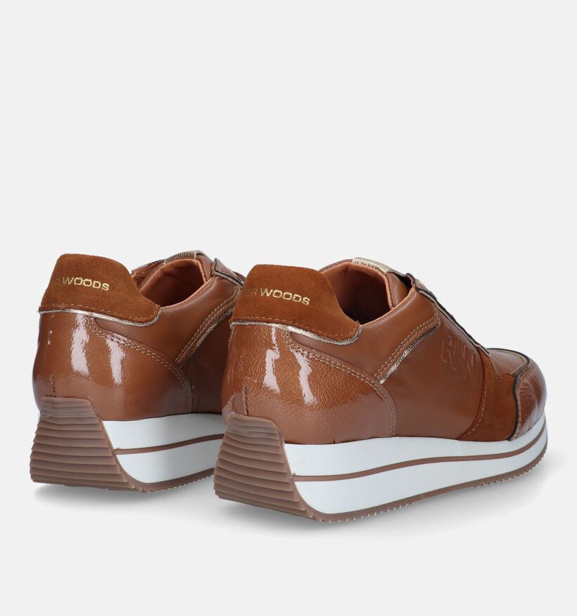 River Woods Marylou Cognac Sneakers voor dames (333130) - geschikt voor steunzolen