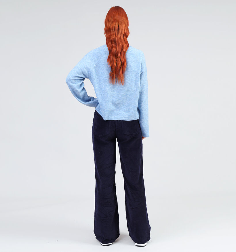 Vero Moda Jupiter Pull en tricot en Bleu pour femmes (346138)