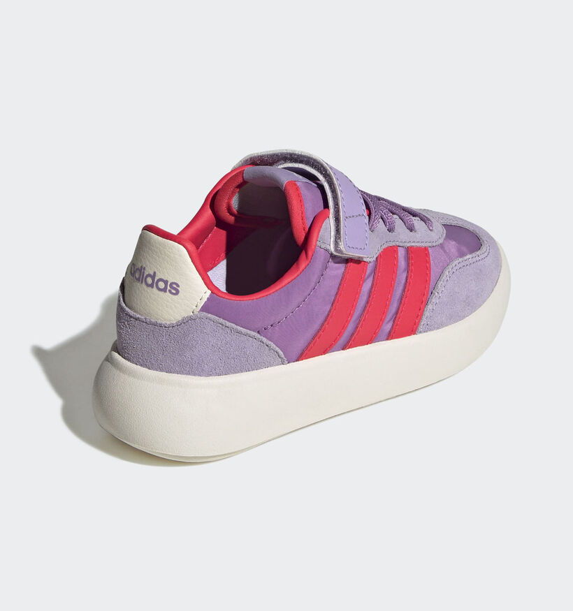 adidas Barreda Decode Baskets basses en Violet/Rouge pour filles (359615) - pour semelles orthopédiques