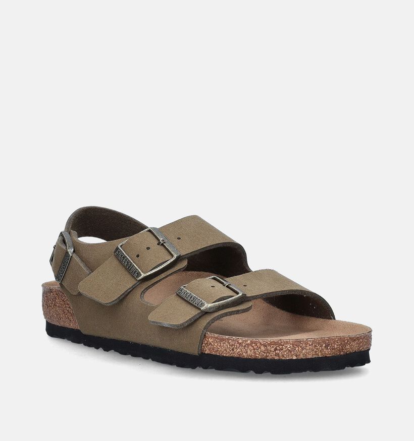 Birkenstock Milano Sandales en Vert pour femmes (343921)