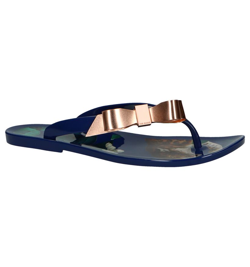 Ted Baker Tongs en Bleu foncé en synthétique (241703)