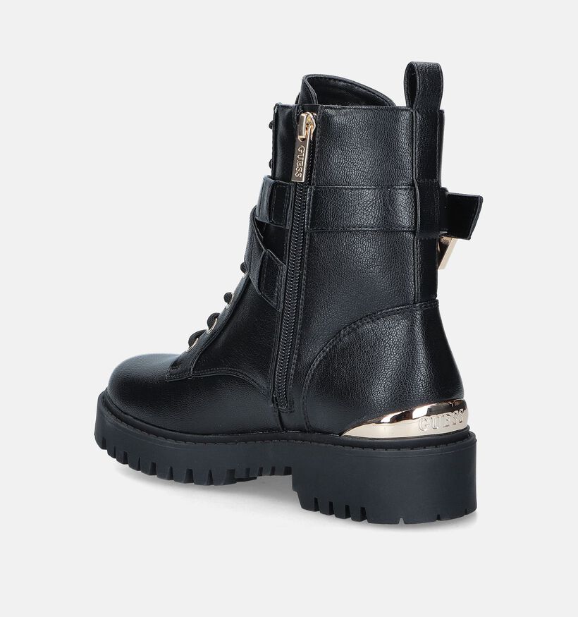Guess Olsy Bottes de motard en Noir pour femmes (347501)