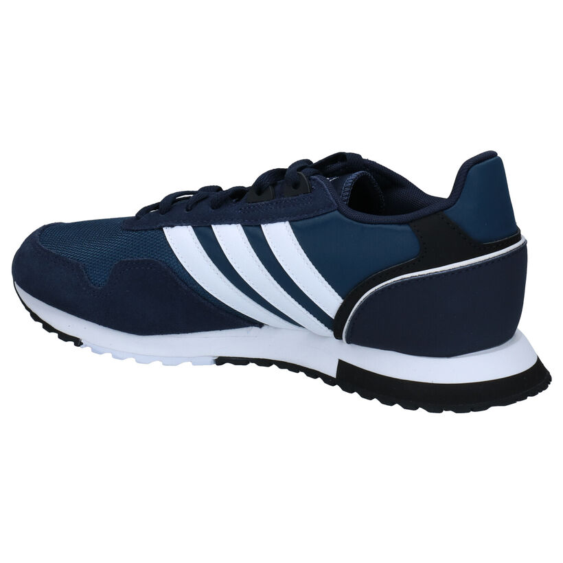 adidas 8K Blauwe Sneakers in leer (290825)