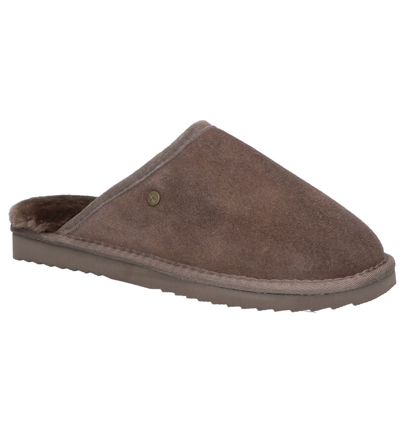 Warmbat Classic Bruine Pantoffels voor heren (314423)