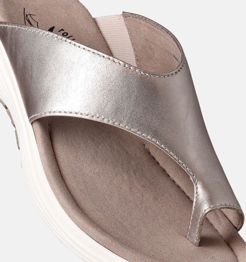 Gabor Rollingsoft Tongs en Rose pour femmes (355045) - pour semelles orthopédiques
