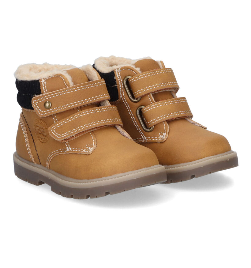 Sprox Bottines robustes en Cognac en simili cuir (313594)