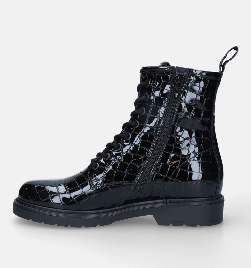 NeroGiardini Zwarte Veterboots voor dames (329892)