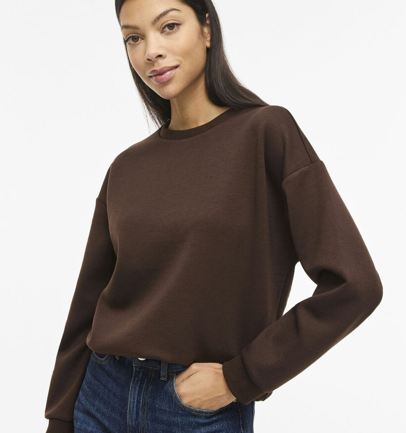 Vila Sandy Donkerbruine Sweater voor dames (378463)