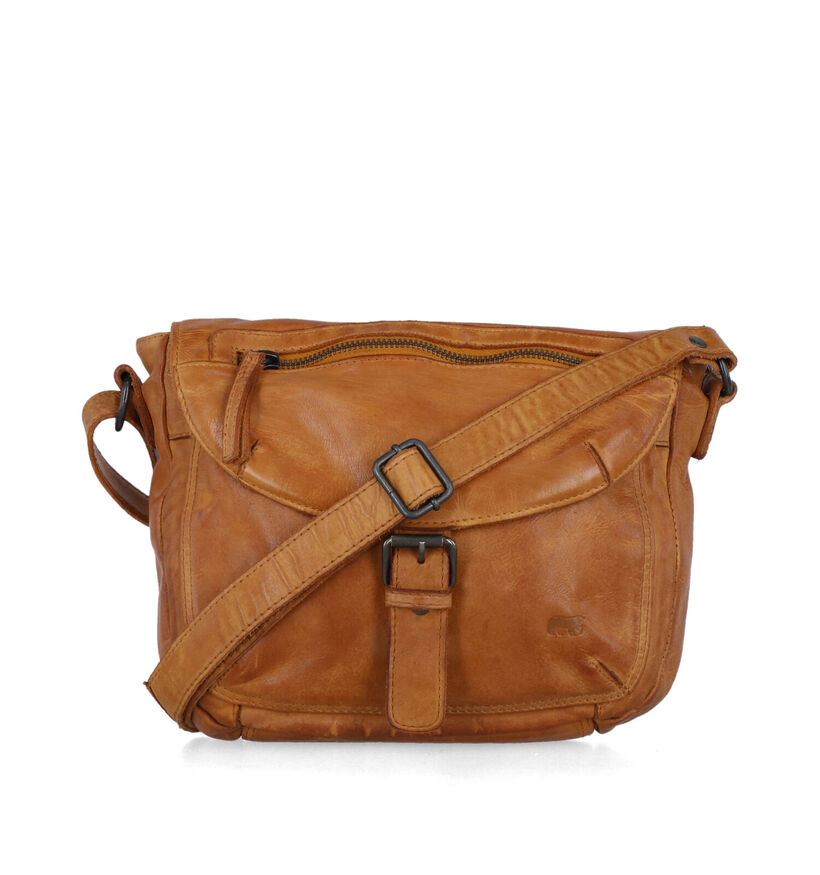 Bear Design Sac porté croisé en Jaune pour femmes (358870)