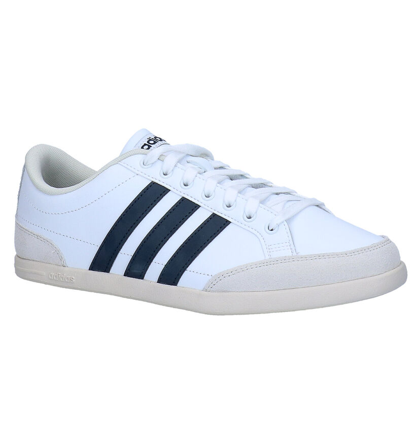 adidas Caflaire Baskets en Blanc en simili cuir (276462)