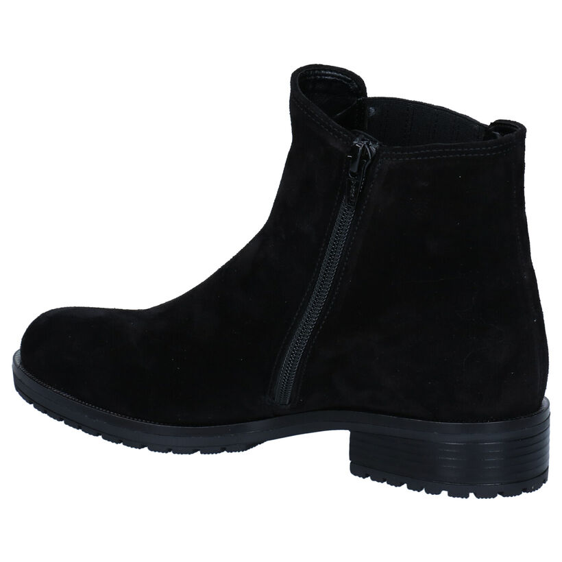 Gabor Zwarte Boots in daim (282373)