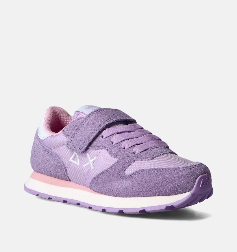 Sun68 Ally Solid Lila Sneakers voor meisjes (362457) - geschikt voor steunzolen