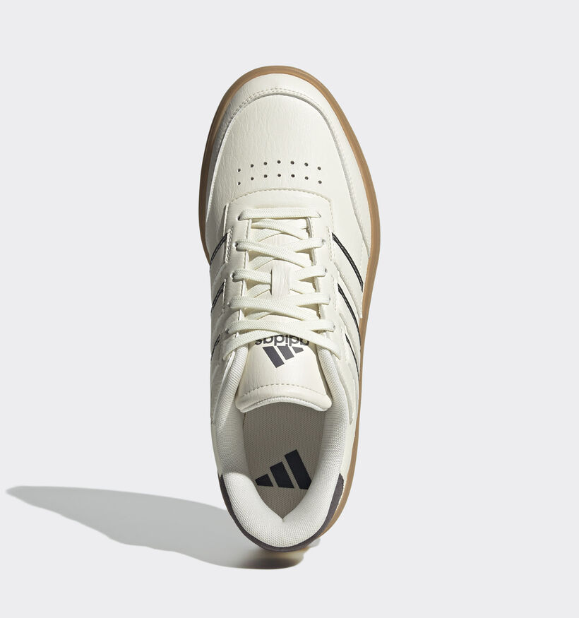 adidas Courtblock Ecru Sneakers voor jongens, heren (350177)