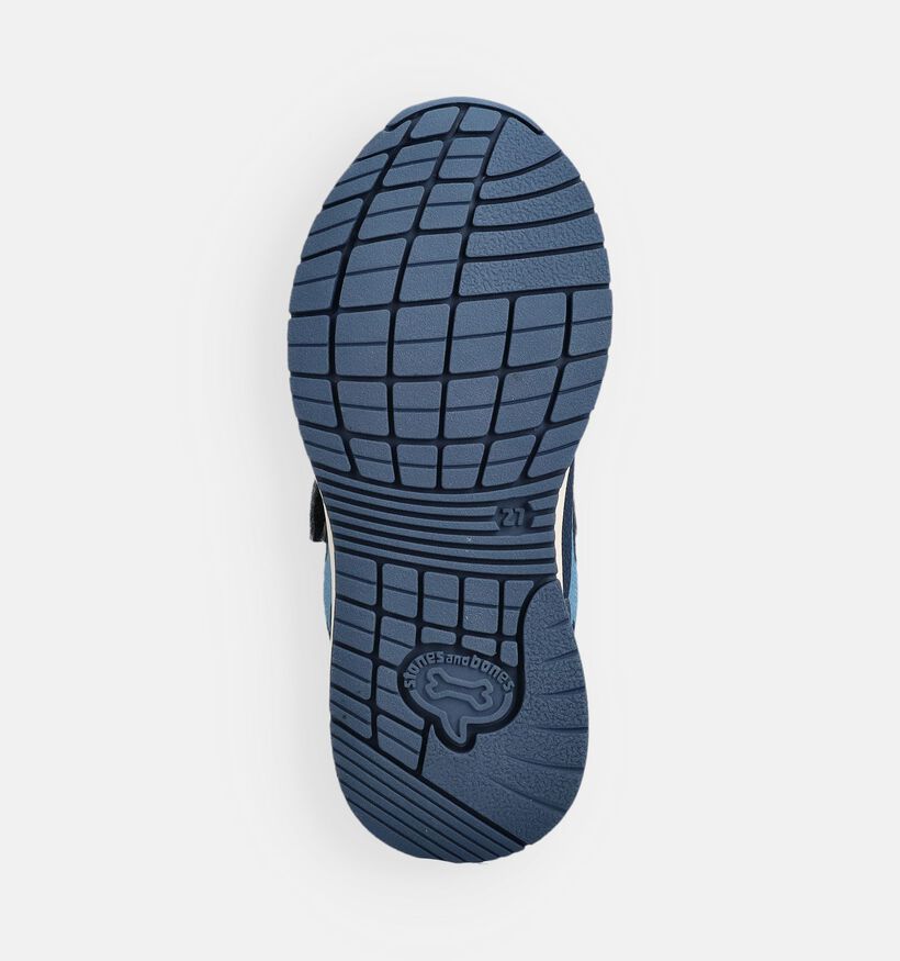 STONES and BONES Swift Blauwe Sneakers voor jongens (369659) - geschikt voor steunzolen