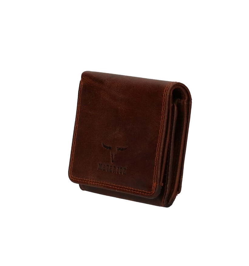 Maverick Porte-monnaie en Cognac en cuir (252754)