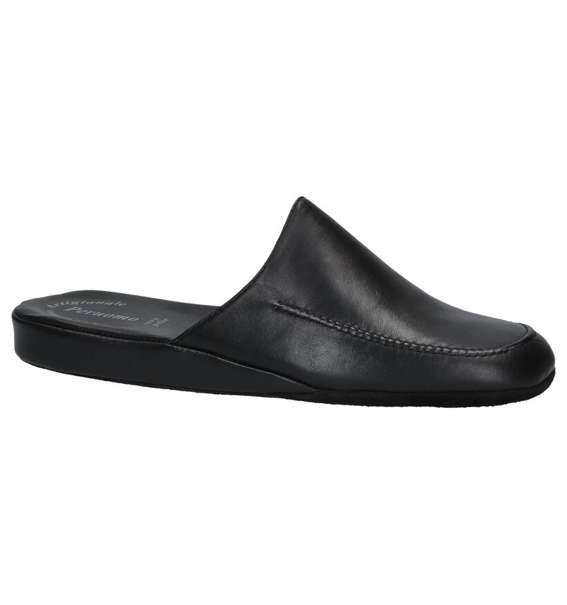 Lina Pantoufles ouvertes en Noir pour hommes (112484)