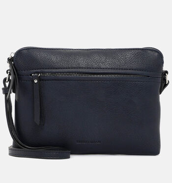 Emily & Noah Crossbody tassen Zwart/Cognac/Blauw/Zilver