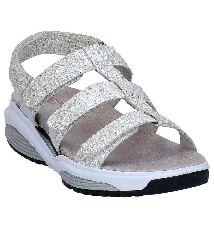 Xsensible Samos Zilveren Sandalen in leer (274909)