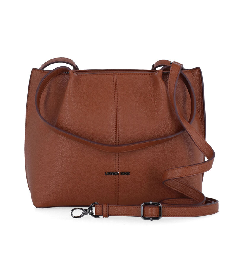 Laurent David Cognac Schoudertas voor dames (324303)