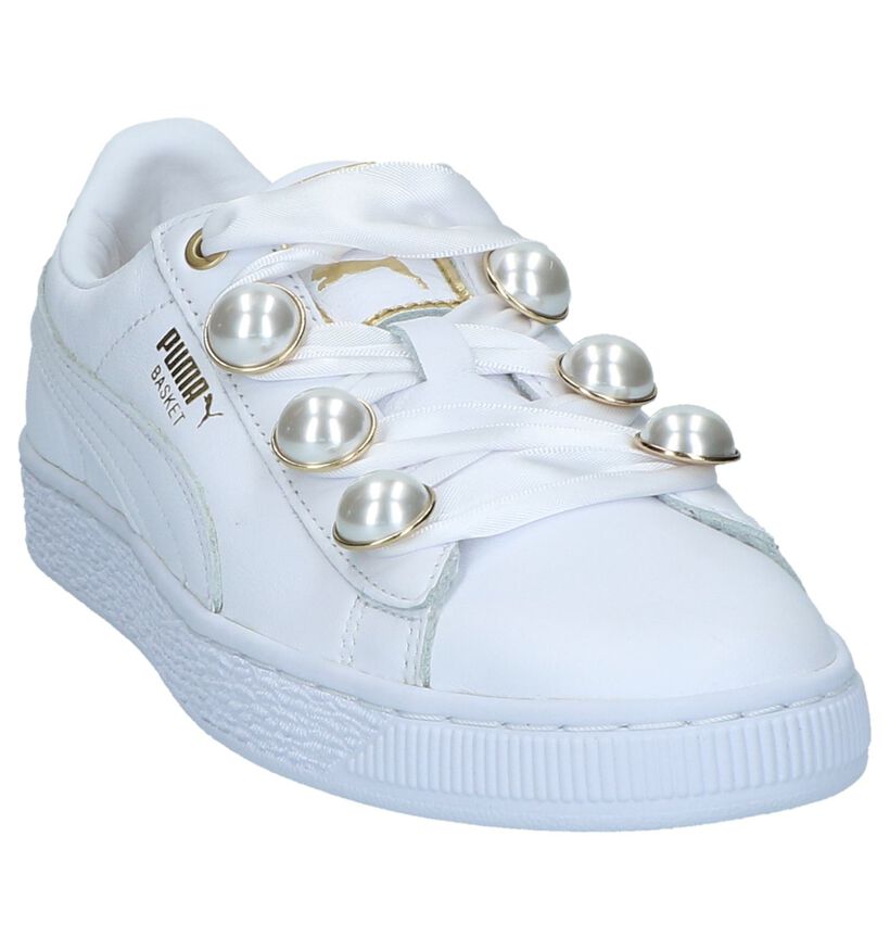 Puma Baskets basses en Blanc en cuir (221661)