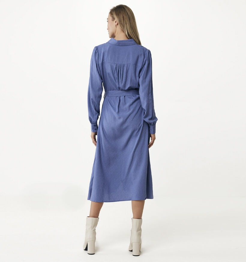 Mexx Button Up Robe chemise en Bleu pour femmes (337017)