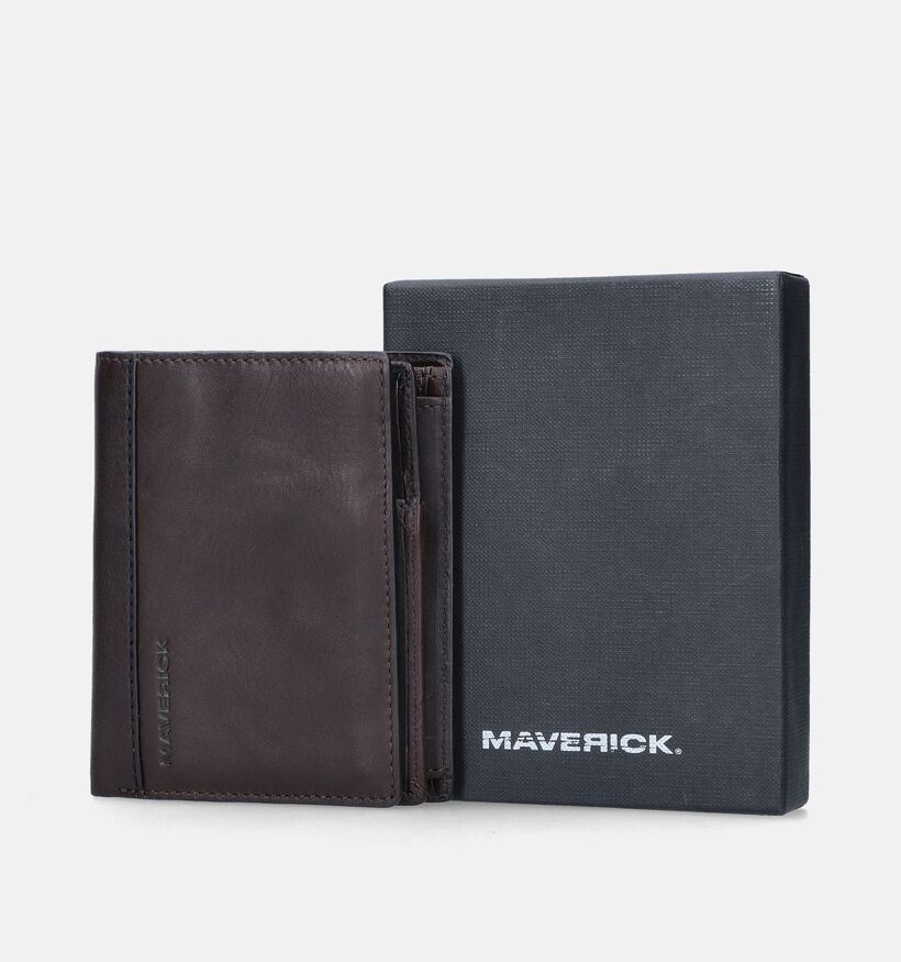 Maverick  Portefeuille en Marron pour hommes (358836)