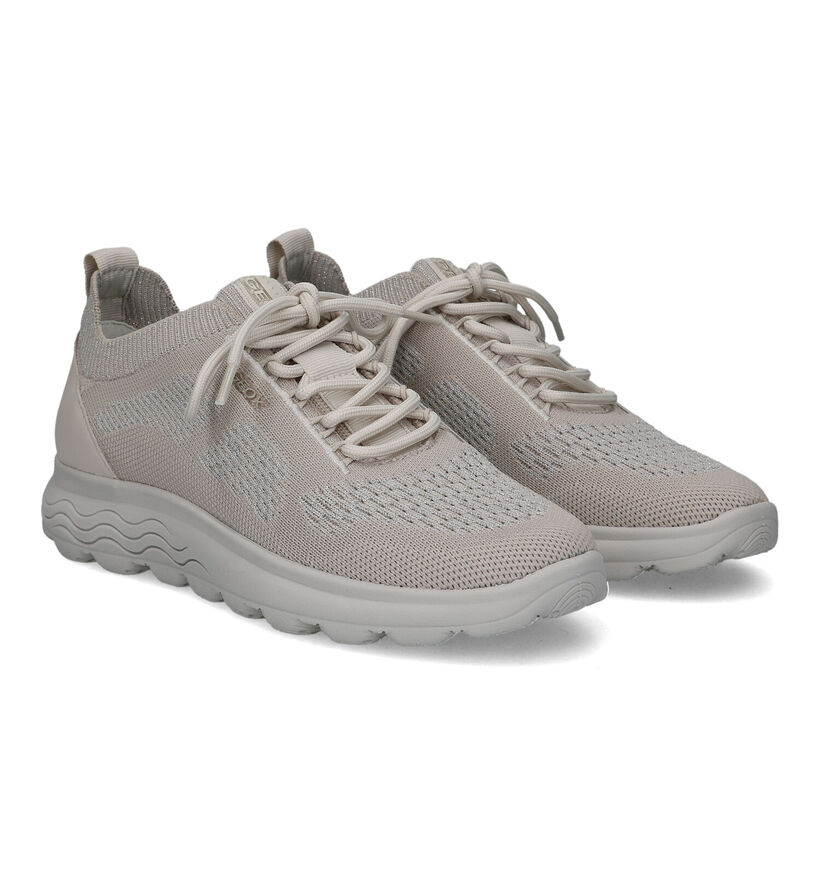 Geox Spherica Baskets en Beige pour femmes (326644) - pour semelles orthopédiques