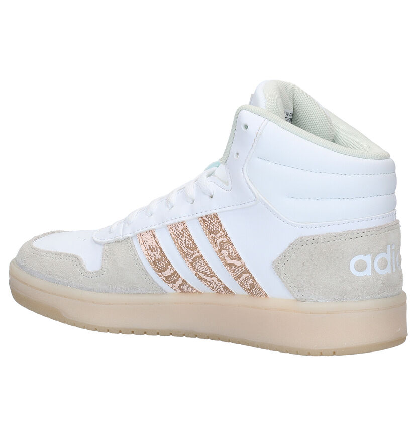 adidas Hoops Baskets en Blanc pour femmes (300158)