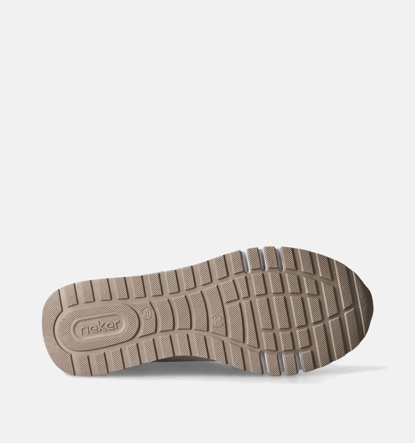 Rieker Baskets casual en Beige pour femmes (351240) - pour semelles orthopédiques