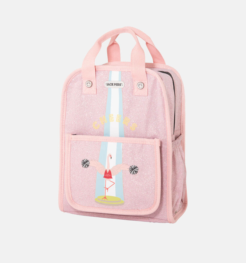 Jack Piers Flamingo Amsterdam Medium Roze Rugzak voor meisjes (361412)