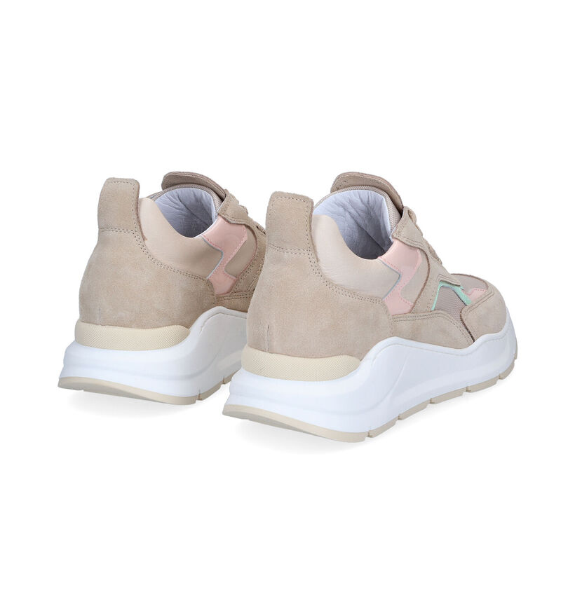 Hip Beige Sneakers voor dames (308181) - geschikt voor steunzolen