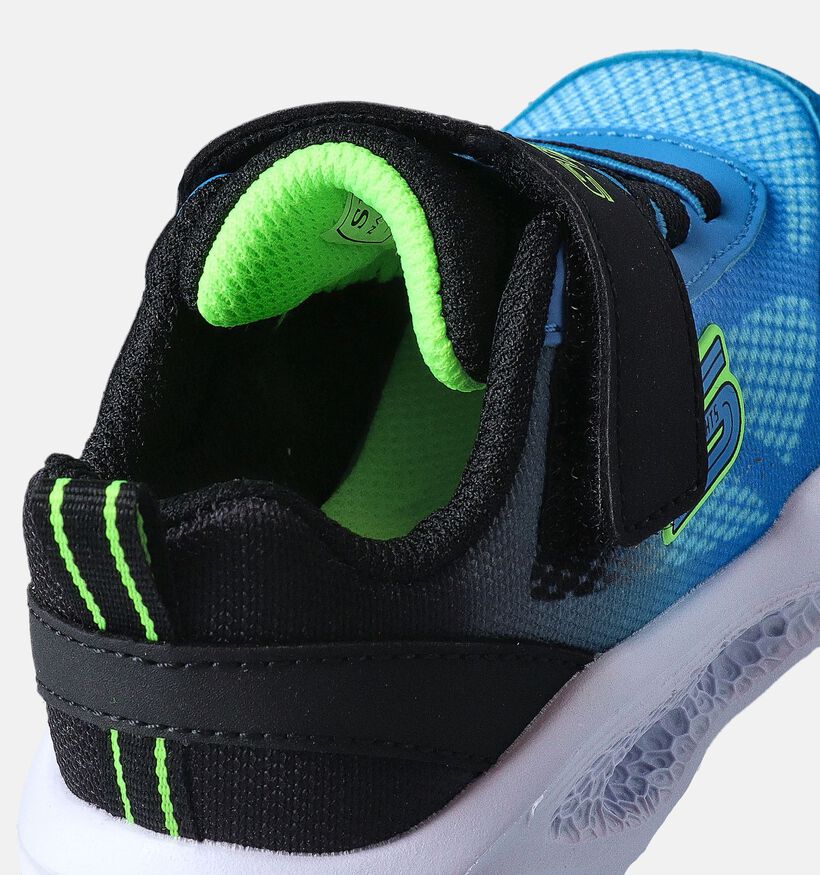 Skechers Meteor Lights Krendox Blauwe Sneakers voor meisjes (361589)