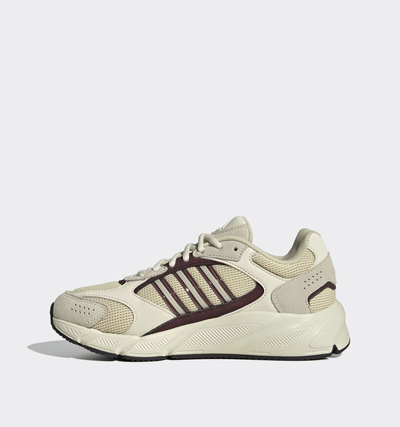 adidas CRAZYCHAOS 2000 Beige/Bordeaux Sneakers voor dames (359437) - geschikt voor steunzolen